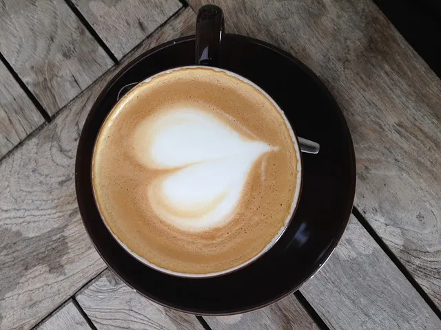 káva, presso, latté
